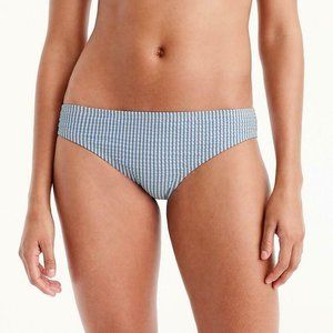 JCrew Seersucker Bikini Bottom Swim 23515 Blue